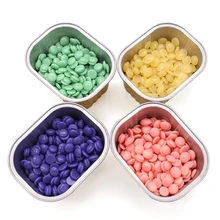 Пленка жесткий воск гранул депиляция волос Bean чаша алюминиевая фольга материал профессиональная плавильная чаша с воском