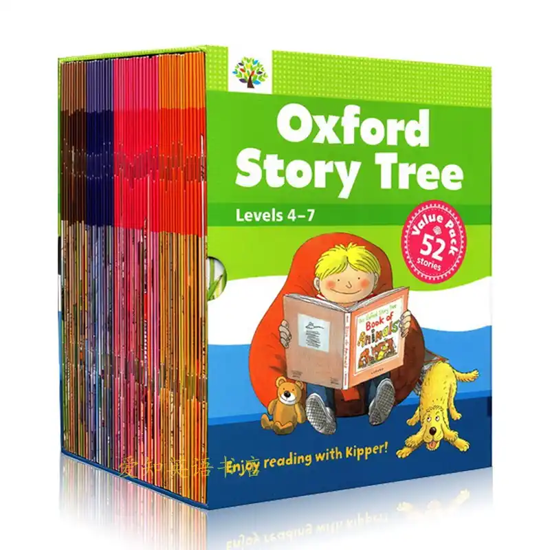 1 set 52 books levels 4-7 oxford story tree reading with kipper