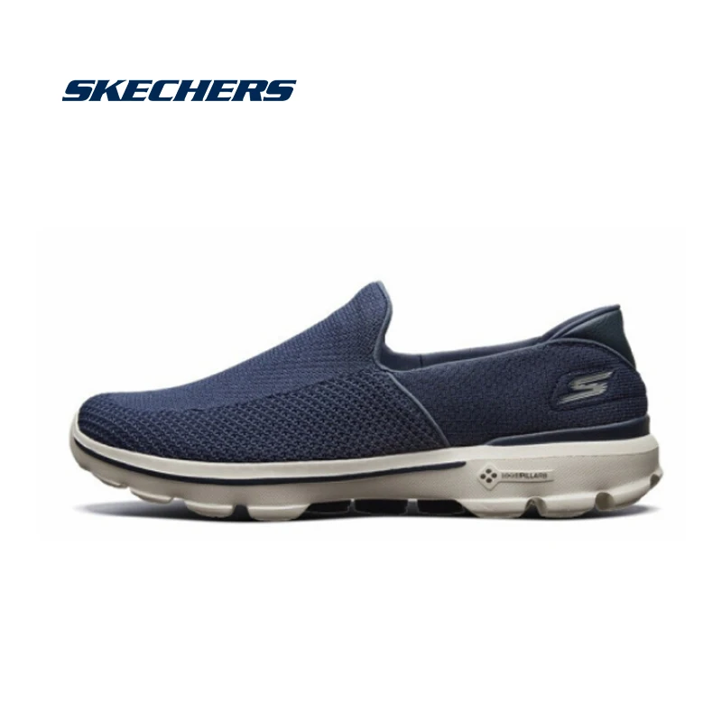 Skechers mocasines ligeros y suaves para hombre, calzado informal  transpirable, sin cordones, para Primavera, 54057 BKGY|Mocasines| -  AliExpress