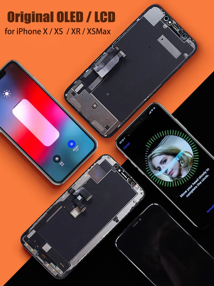 BFOLLOW оригинальный OLED с истинным тоном замена экрана для iPhone X XS Max XR ЖК дигитайзер
