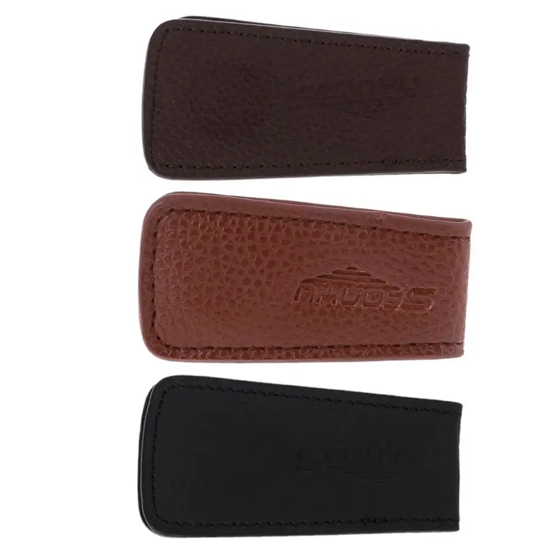 Men’s Leather Magnetic Slim Money Clip Wallet Credit Card ID Holder Pocket 3