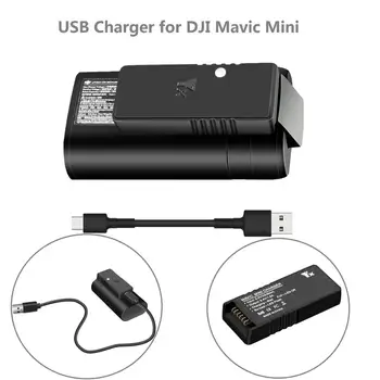 

For Mavic Mini Fast Charger USB Battery Charging Hub For DJI Mavic Mini Drone Drone Accessories With Charging Cable Type C