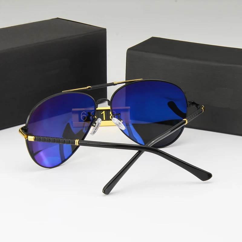 Новые поляризационные солнцезащитные очки для мужчин, Ретро стиль, солнцезащитные очки, солнцезащитные очки Piolt, зеркальные Мужские очки, фирменный дизайн, UV400, Gafas De Sol