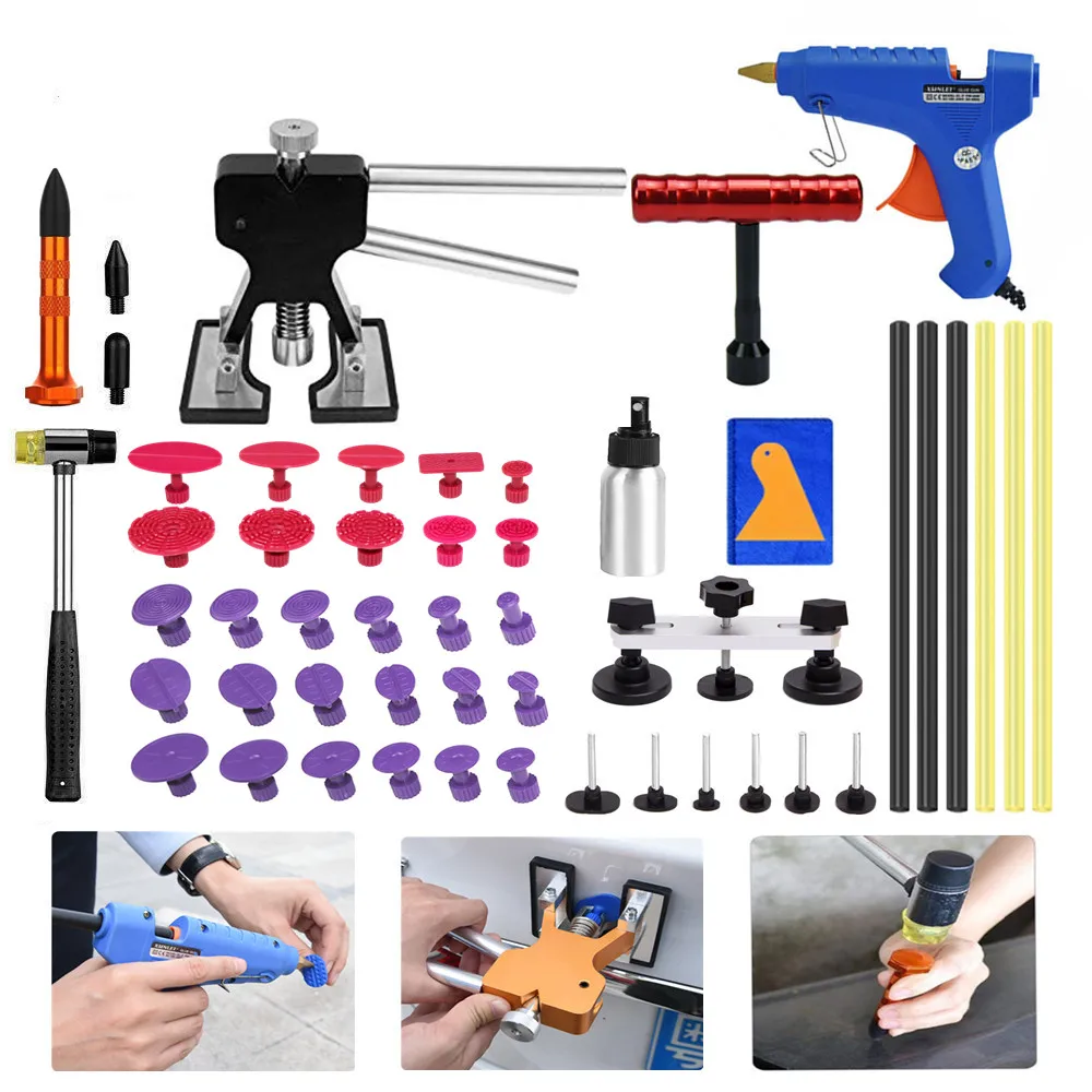 

PDR Tools Paintless Hail Dent Repair Tools Removal Dent Lifter Glue Gun PDR Tool Kit car repir tools for car dent