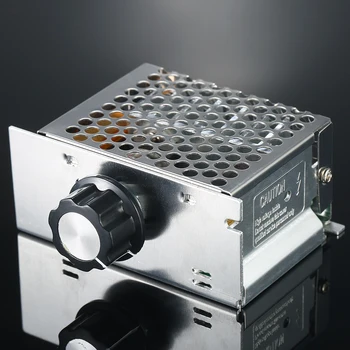 

New 4000W AC220V High-power SCR Electronic Voltage Regulator Module Thermostat Speed Controller Temperature Governor Power Monit