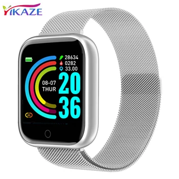 

New 117Plus Women Smart Watch Sports Fitness Tracker Men Smartwatch Heart Rate Blood Pressure Watch For IOS Android Phone