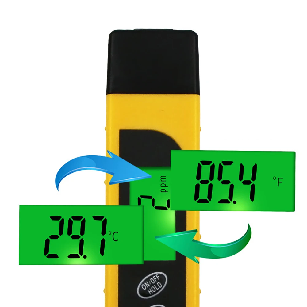 

PH Water Quality Test Pen TDS Water Meter Drinking Water PH Tester Pen with Backlight Water Purity Temperature Check