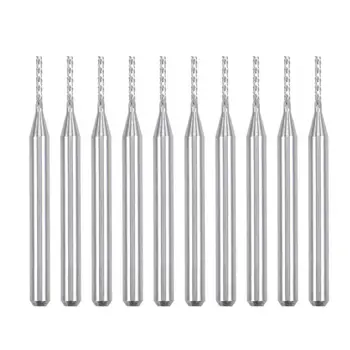 

10pcs End Mill 1mm Engraving For PCB Machine 1/8Inch Shank CNC Milling