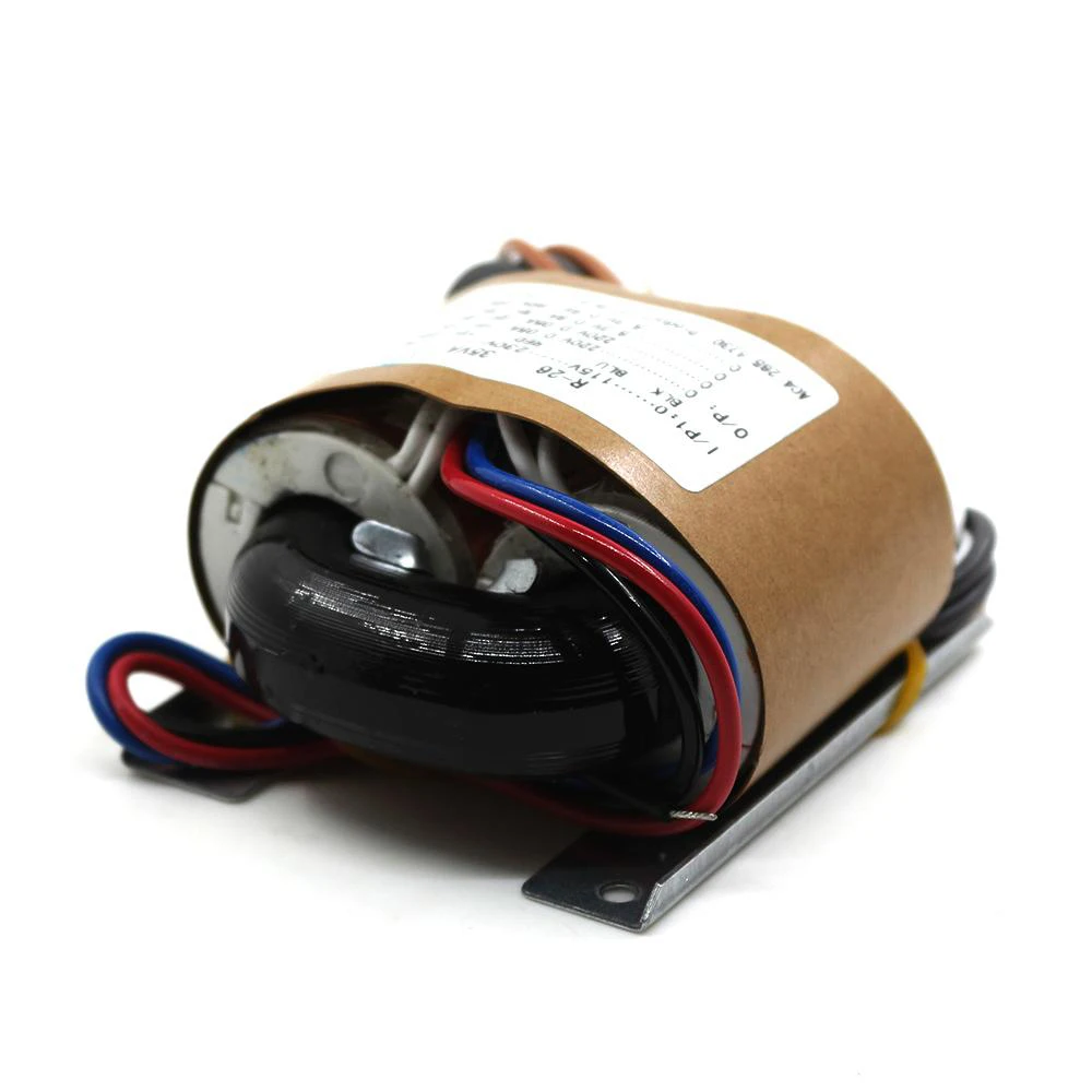 Lusya 115 V-230 V R Тип трансформатора Чистая медь 35W Трансформатор 35VA двойной 220V двойной 6,3 V выход для усилителя T1055