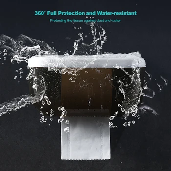 

New Toilet Roll Holder with shelf Tissue Roll Paper Case Tissue Dispenser Wall-mounted WC Paper Holder Bathroom Storage Rack Tra
