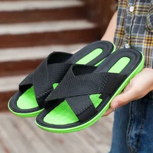 Г., новые стильные Летние вьетнамки удобная Пляжная пористая обувь на мягкой подошве Нескользящие дышащие уличные сандалии