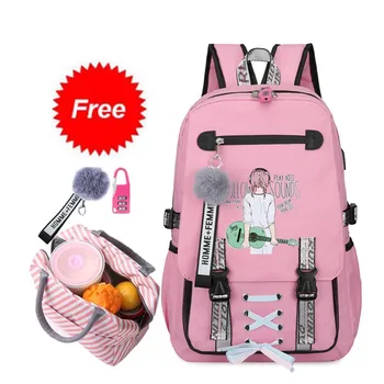 

New Arrivals School Backpacks Set Students School Bags for Girls Casual Travel Bags Teenage 15inch Notebook Backpack Bookbag
