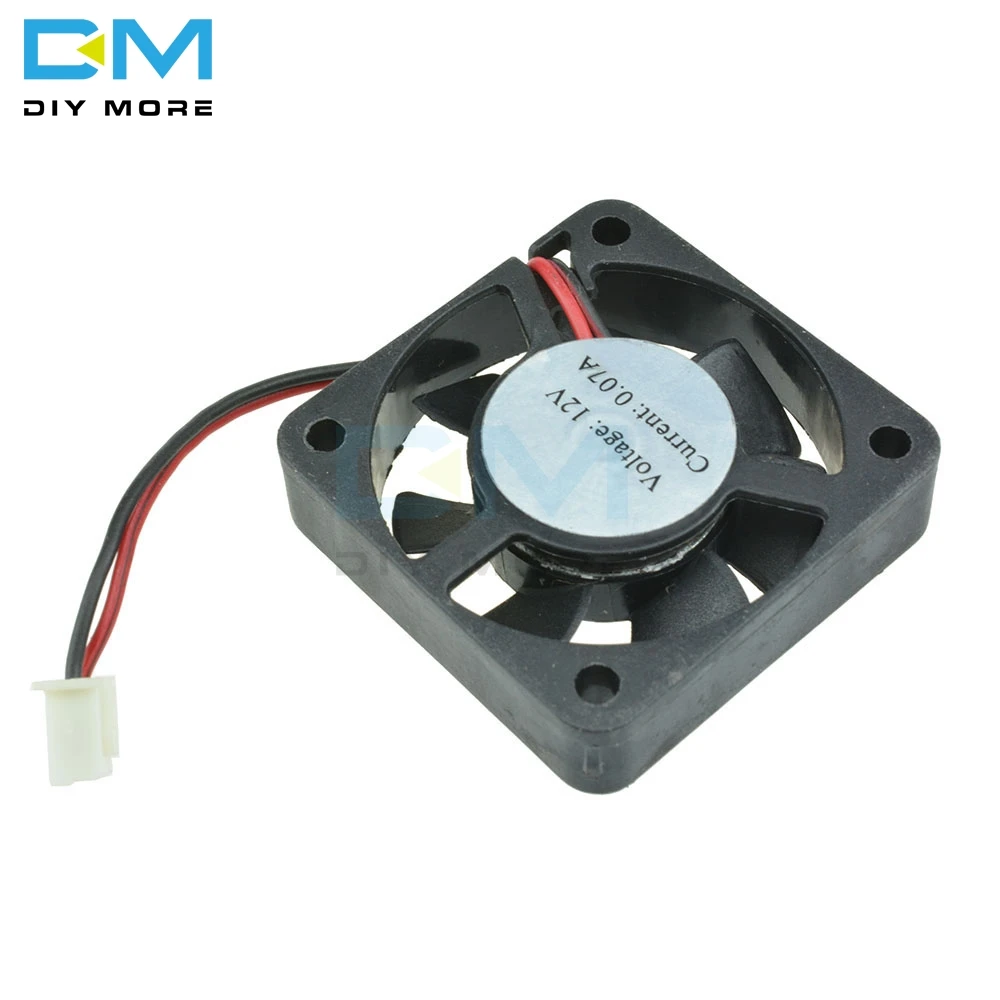 Черный 2 Pin 12V 40mm x 10mm 4010 бесщеточный вентилятор постоянного тока ПК Вентилятор