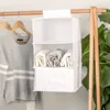 Folding Hanging Storage Bag Clothes Bag Organizer for Things Closet Wardrobe Bags for Clothes Baggies for Packaging Behind Doors