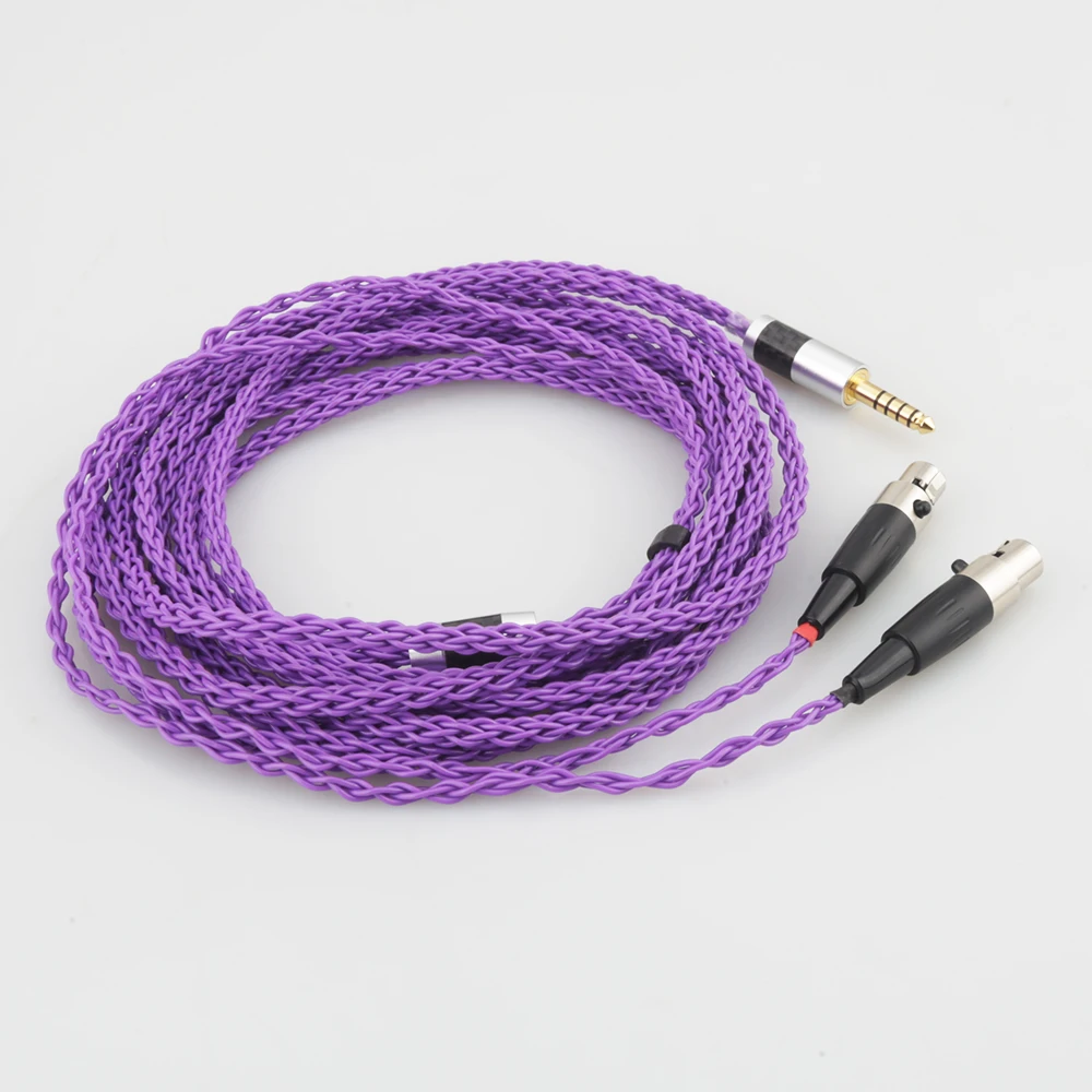 4 4MM Balanced HiFi Cable Compatible with Audeze LCD 2 LCD 3 LCD 4 LCD X LCD XC Headphone and for Astell Kern AK240 AK380