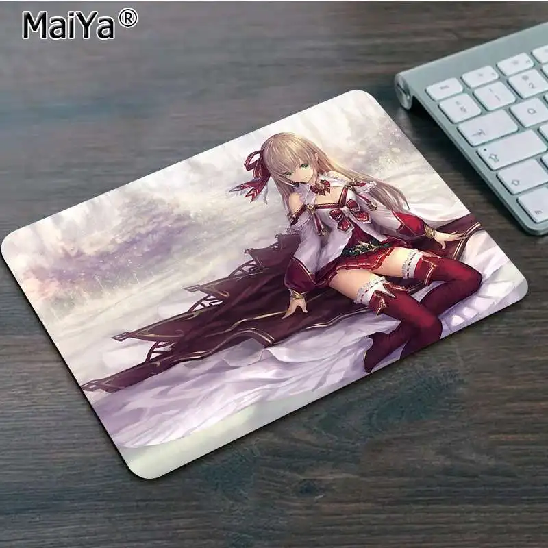 Maiya анимация карточная игра Shadowverse Аниме Девушки Блокировка края коврик для мыши игры большой коврик для мыши клавиатуры коврик