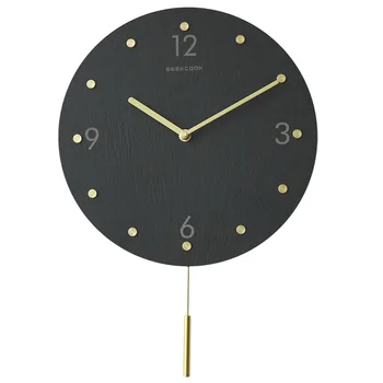 

Creative Large Pendulum Clock Wall Home Decor Modern Gold Silent Swing Clocks Home Watch Industrial Decor Duvar Saati Gift FZ905