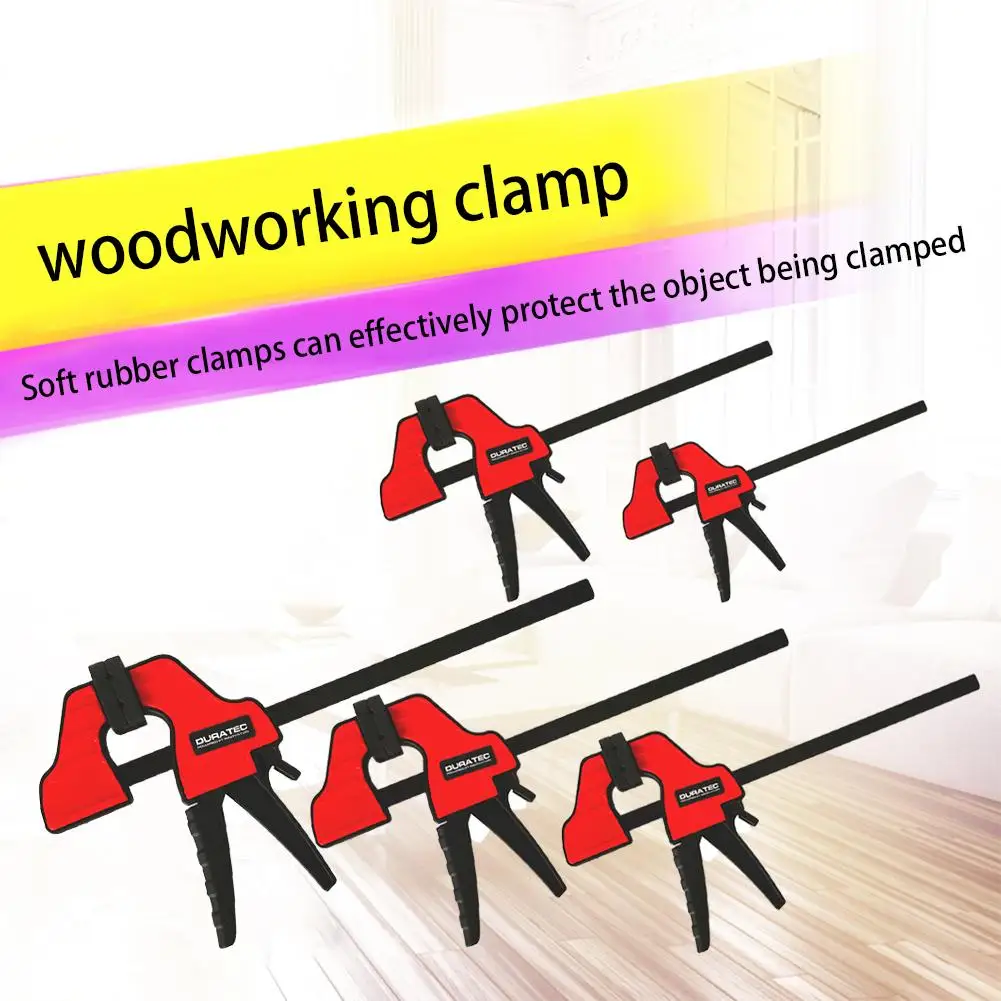 Hot Sale Heavy Duty F Clamp Clip Wood Working Quick Grip F Style Bar Woodworking Clamps 4 6 12 18 24 Inch