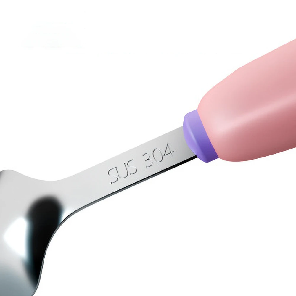 Baby Spoons Feeding Dishes Tableware for Children Flatware Cutlery Spoon Silicone Tools-for-patchwork Lot Soup Ladle