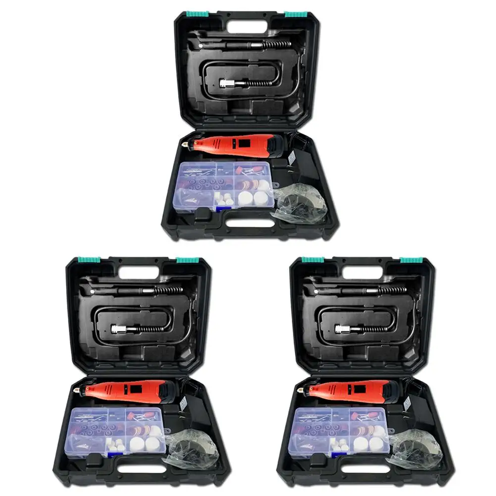 

112pcs Electric Grinder Rotary Saw Sharpening Attachment Sharpener Guide Drill Sturdy Body Anti-falling and Dustproof