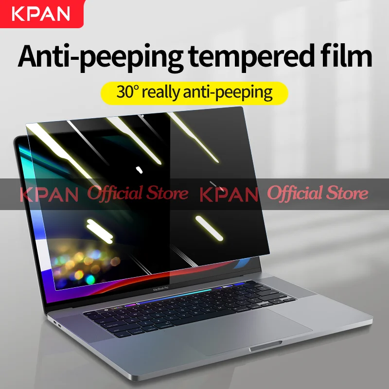 Anti-peeping Vidro Temperado Filme Protetor Privacidade Filtro de Tela Anti-brilho Fit para Laptop Lenovo Dell Acer 13 em 14 em 15 em 17in 16:9