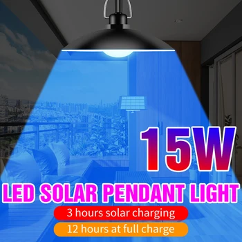 

5V Emergency Lamp Solar Bulb LED Outdoor Camping Lighting LED Bulb 15W 20W Garden Lamps Battery Waterproof Portable Light Bulb