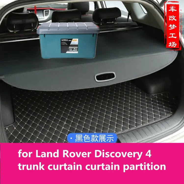 

for Land Rover Discovery 4 trunk curtain curtain partition Discovery 4 storage finishing storage curtain interior modification