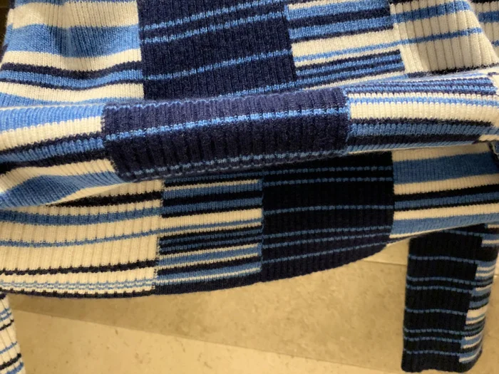 Plaid color matching high neck sweater cashmere+ wool blend slim bottoming shirt high quality women's high stretch sweater