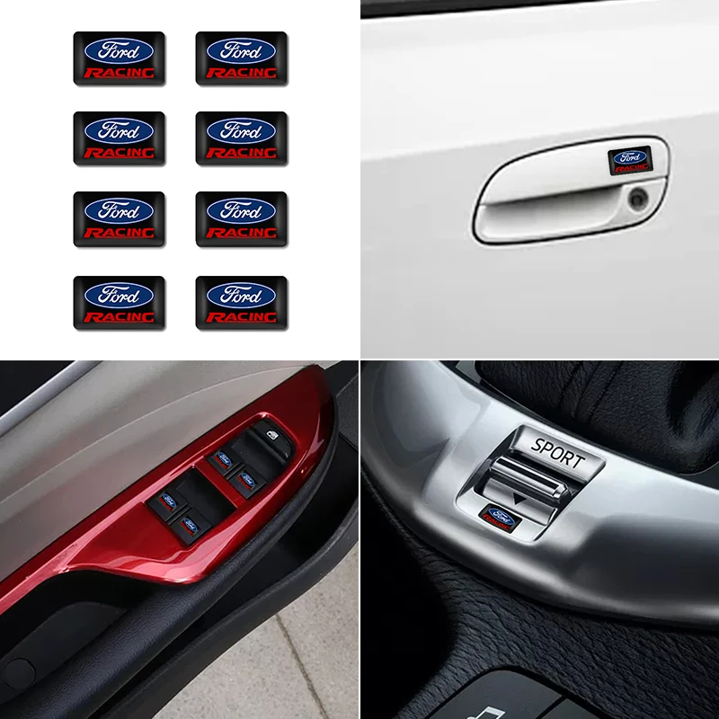 

10 Pieces Car Small Stickers Auto Decal for Fords Focus 2 3 1 MK2 MK3 MK1 Fusion Car Accessories Interior Automobile Gadgets