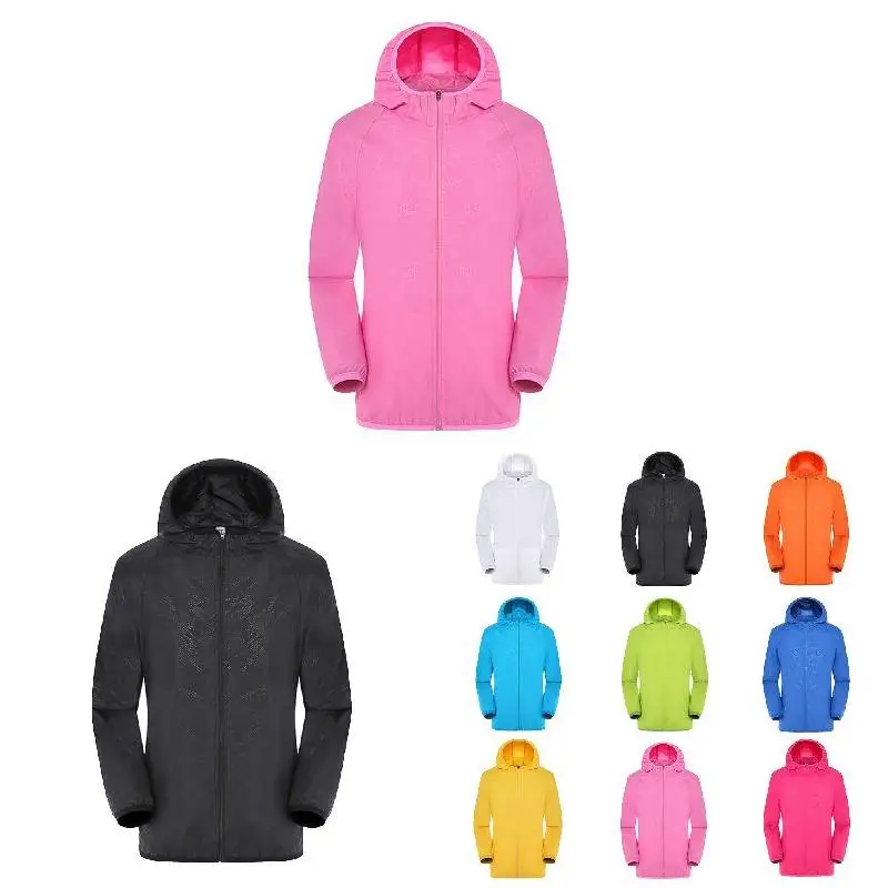 

Ultra-Light Quick-Drying Jacket For Women Rainproof Windbreaker Men Sports Jacket Breathable Waterproof Fitness ветровка женская