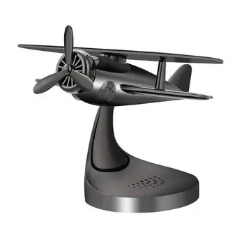

Car-styling Solar Power Car Perfume Aircraft Model Ornament Airplane Aroma Diffuser Decor Car Parfume Auto Accessories