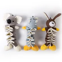 

Pet Toy Snuffle Feeding Dog Leakage Food Toys Slow Feeder Play Toy Hippo Kangaroo Koala Cotton Linen Toys for Dogs Pet Supplies