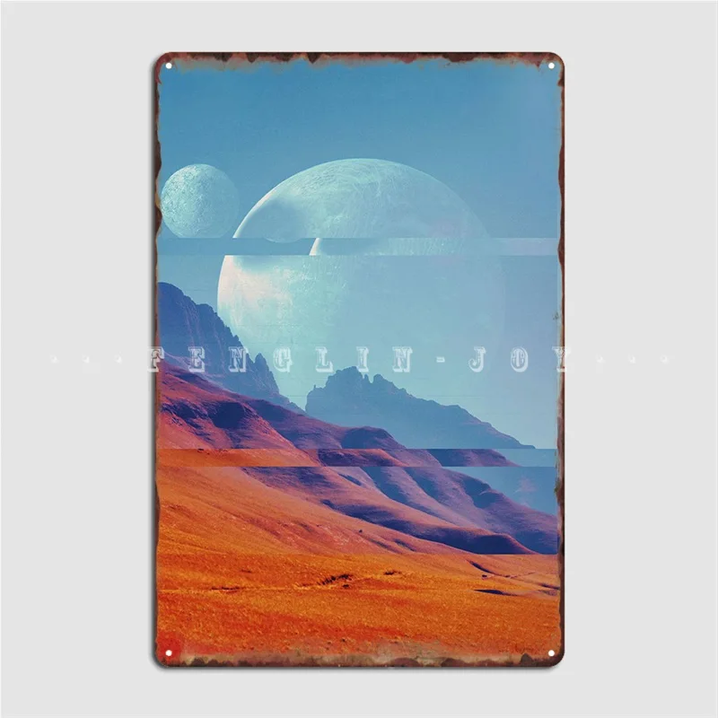 

Skyless Valley Poster Metal Plaque Wall Mural Bar Cave Retro Plaques Tin Sign Poster