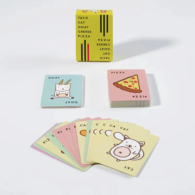 Taco Cat Goat Cheese Pizza Family Card Game 