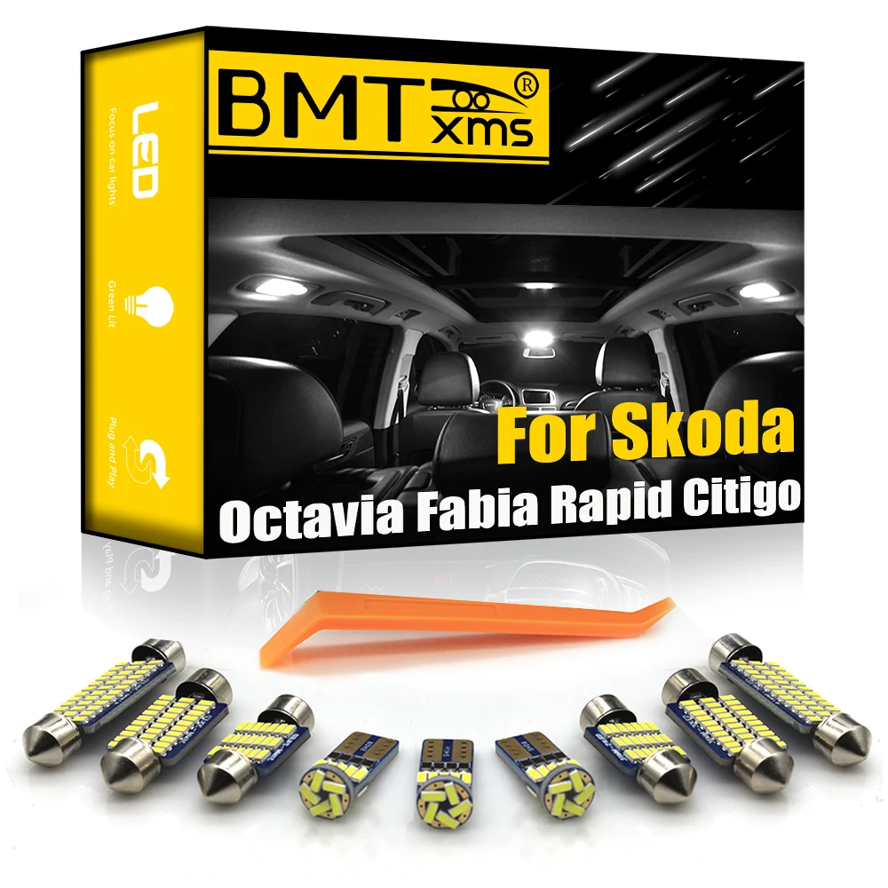 BMTxms для Шкода Citigo Roomster Стремительный Fabia Октавия 1 2 3 4 Combi 1996 2002 2006 2007 светодиодный