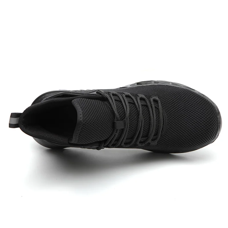 Прямая поставка Модные защитные ботинки Мужская дышащая Рабочая обувь со