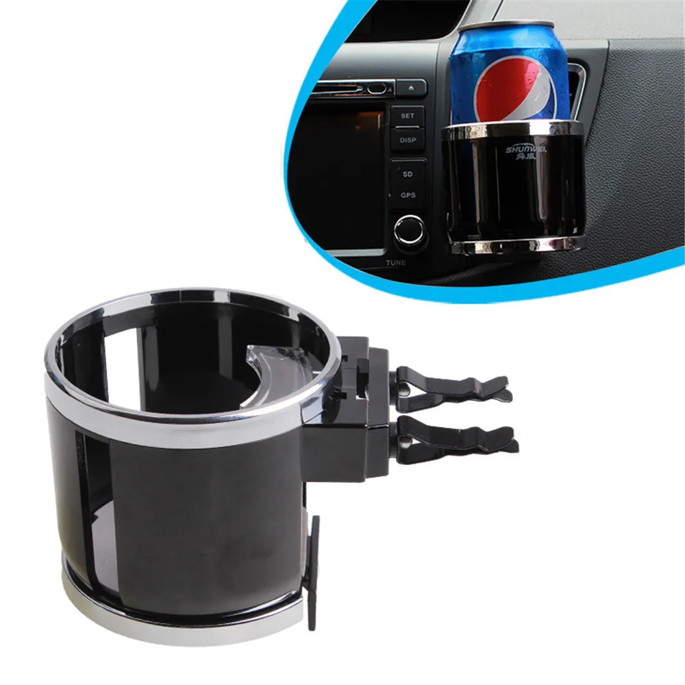 

High Quality New Universal Auto Car Vehicle Black Drink Bottle Cup Holder Dropship Car Coasters