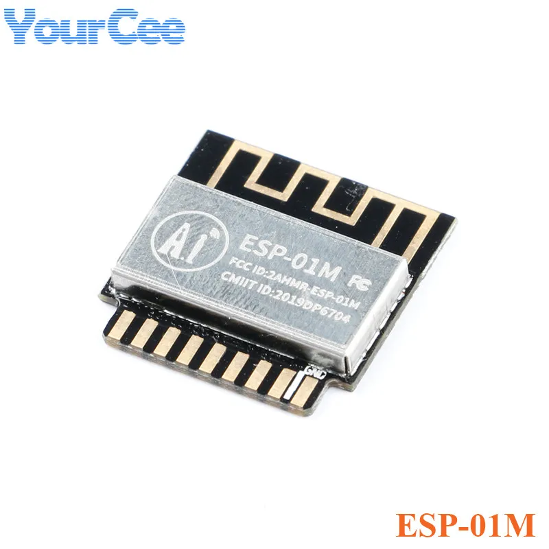 ESP 01M ESP8285 WIFI модуль беспроводной передачи SMD IOT 1 Мбайт вспышка|wifi module|wireless moduleflash