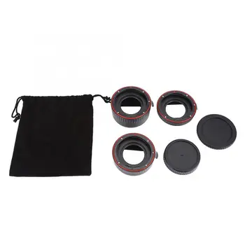 

lens adapter Metal Auto Focusing Macro Extension Lens Adapter Tube Rings Set for Canon EOS EF Mount camera len accessories