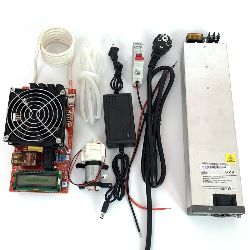 US $116.69 2000W ZVS AC220V High Frequency Induction Heater Module Flyback Driver Heater Good Heat Dissipation Coil Pump Power Adapter
