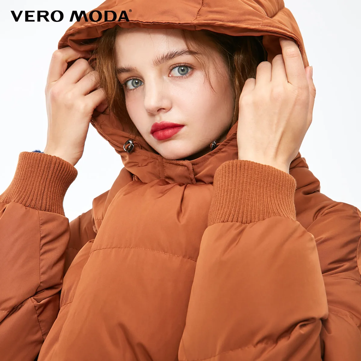 Vero Moda пуховик женский женский съемный шарф с капюшоном большой длинный пуховик | 318412506