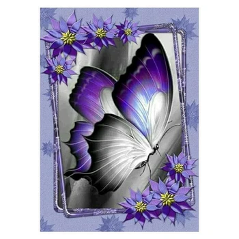 

Butterfly Diy 5D Full Drill Diamond Painting Embroidery Cross Stitch Kit