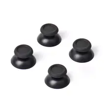 

Black 4PCS Thumbsticks for PS4 Plastic Replacement Controller Analog Thumbsticks Thumb Stick for Sony PS4