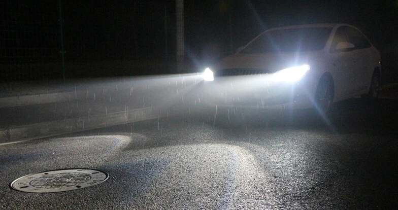 C6 Latest two color Auto headlight led H4 H7 H11 9004 9005 9006 with yellow /white light