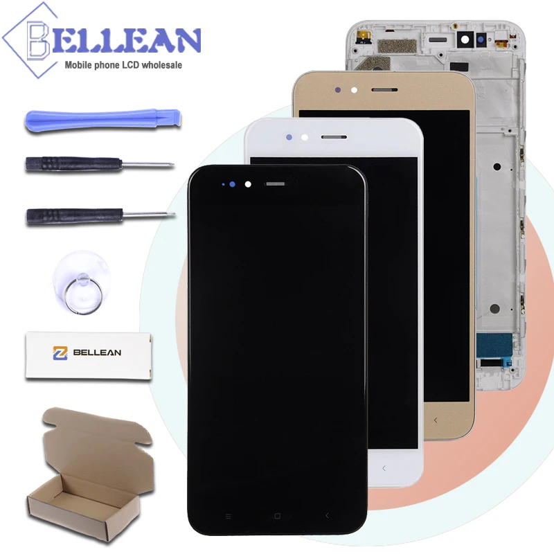 Catteny AAA для Xiaomi Mi 5X ЖК дисплей с кодирующий преобразователь сенсорного экрана в