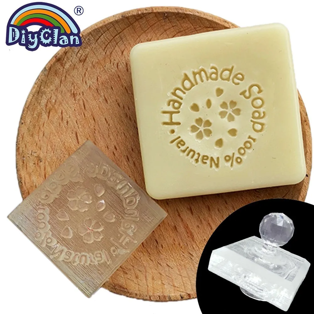 Acrylharz klares Kapitel 100 % natürliche handgemachte Seifenstempel für Scrapbooking DIY Wachssiegel Briefpapier Lehrmittel Gravur – Detail 4