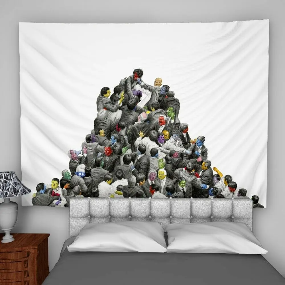

Funny Painting Wall Hanging Tapestry Psychedelic Bedroom Home Decoration