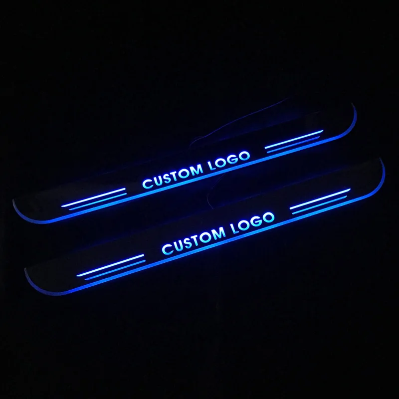 Led движущиеся двери scuff для Mercedes benz GLS350 GLS400 GLS450 GLS500 X166 динамический порог пластина