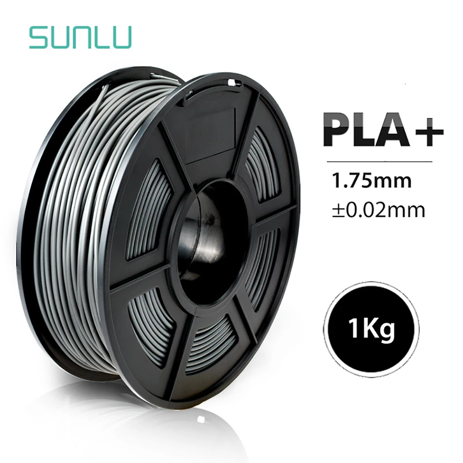 3D Нить SUNLU PLA Plus 1 75 мм кг размерная точность +/ 0 02 высокопрочный материал для