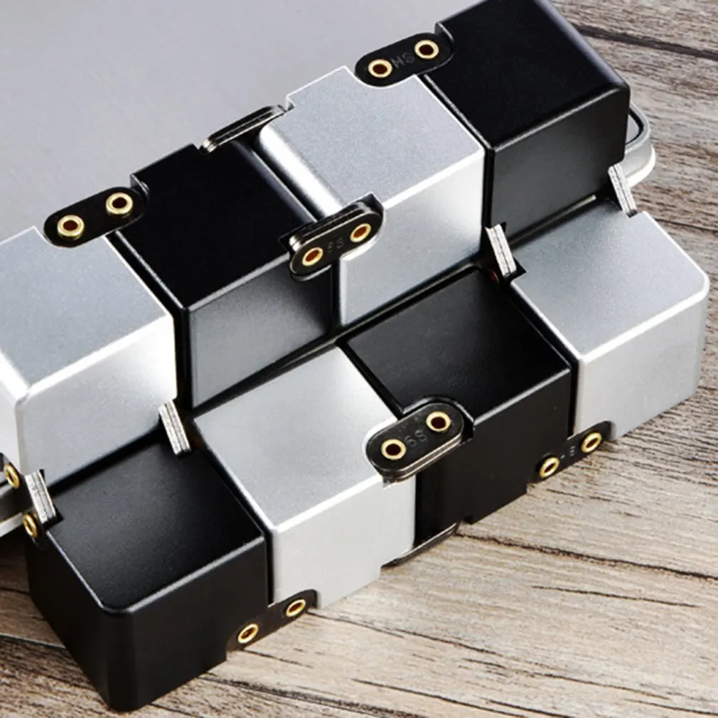 Роскошная текстура Бесконечность куб Magic Cube Алюминий сплав профессиональный